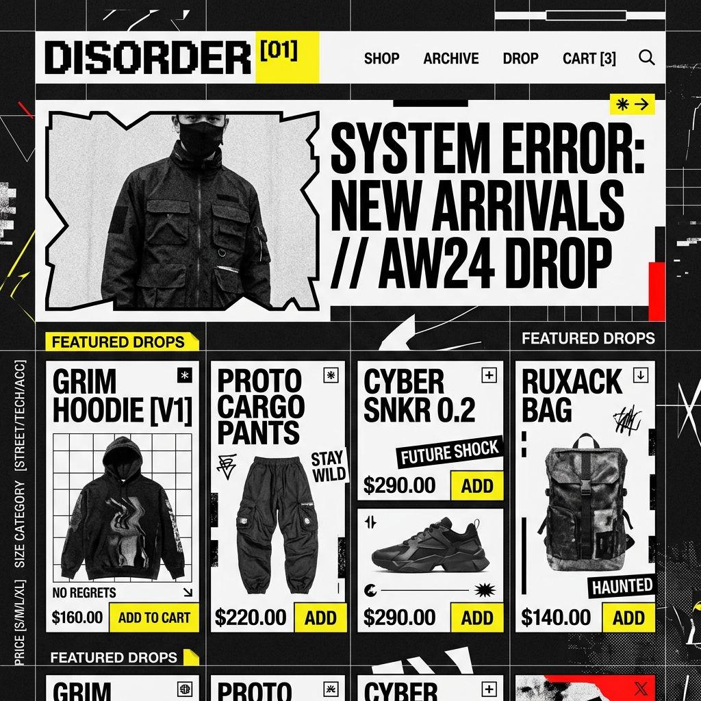 B2B Webdesign Architektur Beispiel: Typographic Editorial